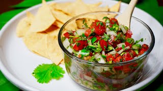 SALSA PICO DE GALLO BUENÍSIMO CON UN TOQUE DIFERENTE [upl. by Aneehsat]