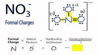 Calculating NO3 Formal Charges Calculating Formal Charges for NO3 [upl. by Koerner]