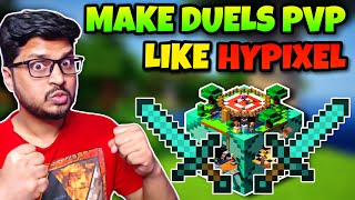 How To Make PVP Server in Minecraft  Make PVP Server Like Hypixel in Aternos  Duels Plugin [upl. by Adkins]