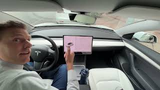 How to use Tesla Autopark to automatically parallel park [upl. by Alimaj]