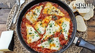 Manchego Cheese and Tomato Skillet with Smoked Paprika [upl. by Saoj]