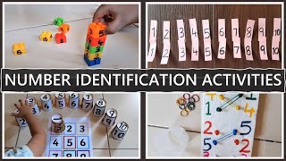 7 Fun activities to teach Numbers  Number IdentificationRecognition Preschool Activities for 110 [upl. by Olihs791]