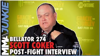 Scott Coker discusses Kayla Harrison Bellator 274 Brennan Ward future more [upl. by Rick843]