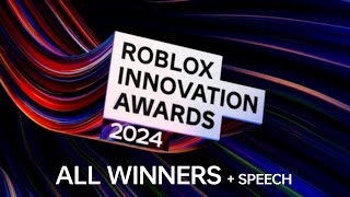 ALL WINNERS  Roblox Innovation Awards  RDC 2024 [upl. by Fabiolas3]