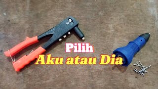 rivet gun adapter murah  apakah efektif untuk kerja [upl. by Anwahsit]