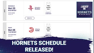 NBA Schedule Release Day How do things shape up for the Charlotte Hornets [upl. by Nedarb276]