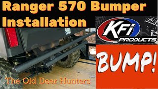 Polaris Ranger 570 Rear Bumper Installation  KFI Rear Bumper [upl. by Harbed]