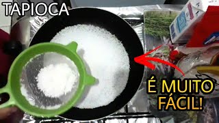 💡 Como fazer TAPIOCA com massa pronta SIMPLES e FÁCIL  Receita de tapioca recheada [upl. by Alberta]