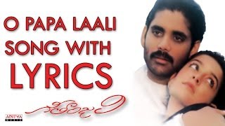 O Papa Laali Full Song With Lyrics  Geethanjali Songs  Nagarjuna Girija Ilayaraja [upl. by Cinamod]