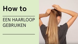 HOW TO een haarloop gebruiken  VERITAS [upl. by Aleakcim]