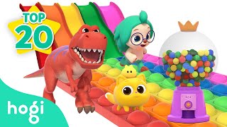 BEST20 Learn Colors 2024｜Pop It  Slide  Candy  More｜Best Learn Colors for Kids  Hogi Pinkfong [upl. by Airahs414]