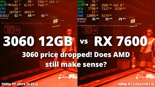 RTX 3060 12GB vs RX 7600 8GB The Ultimate Comparison [upl. by Veedis]