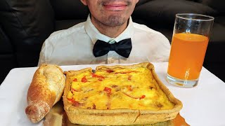 PROSCIUTTO AND PEPPERS QUICHE MUKBANG THE END OF AN ERA😥 [upl. by Dinsdale480]