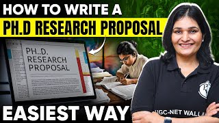 How To Write A PhD Research Proposal  Steps to Writing a Research Proposal  Priyanka Sharma [upl. by Leeth]