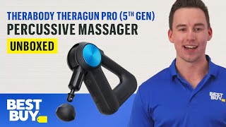 Therabody Theragun Pro 5th Gen Percussive Massager  Unboxed from Best Buy [upl. by Kahl300]