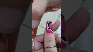 💅 🧷 Easy Nail Art Design shorts nailart nails naildesign viralshorts makeup tiktok mehndi [upl. by Addi]