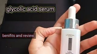 loreal glycolic acid serum genuine review and benifits  1 glycolic acid serum [upl. by Efi]