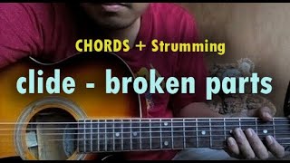 clide  broken parts Guitar chords [upl. by Haff]