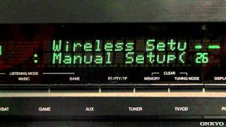 ONKYO TXNR509 und UWF1 WLAN Einrichtung mit AVM FritzBox AVReceiver Heimnetzwerk WiFi [upl. by Bernadina763]