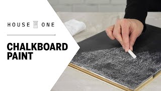 How to Apply Chalkboard Paint  House One  This Old House [upl. by Frydman530]