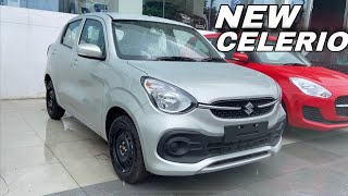 NEW CELERIO ZXI 2023 Model Silver Colour  Maruti Suzuki Celerio ZXI Second Top Model 2023 Review [upl. by Idoj592]