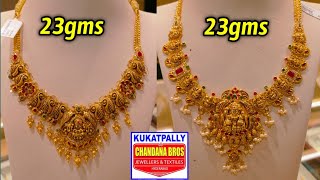 Nakshi Necklaces new designs l New Trendy Necklace Designs l Gold Necklace lakshmi devi spcl [upl. by Aicetel208]