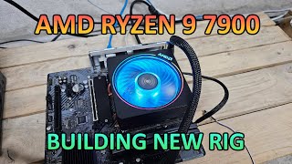 Building Ryzen 9 7900 Rig  Zephyr First Hashrate amp Profit [upl. by Ahsyekat]