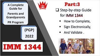 PGP 2022 IMM 1344  StepbyStep Guide  PARENTS AND GRANDPARENTS PR 2022 [upl. by Oliver905]