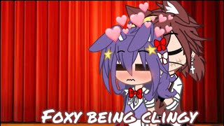 Foxy being clingy to BonnieGacha ClubFnaFFonnieMy AU [upl. by Allertse]