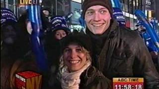 2010 ball drop New Years Rockin Eve coverage on ABC [upl. by Sausa]