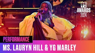 Ms Lauryn Hill amp Son YG Marley Perform quotPraise Jah In The Moonlightquot  BET Awards 24 [upl. by Grassi]