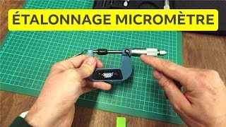 ETALONNAGE MICROMETRE PALMER [upl. by Iraam]