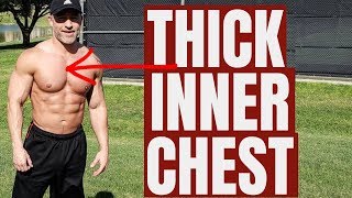 INTENSE 4 Minute Upper Inner Chest Workout At Home [upl. by Sammie986]