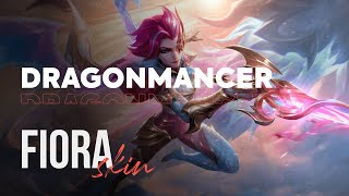 Dragonmancer Fiora  OPGG Skin Review  League of Legends [upl. by Asiulana868]