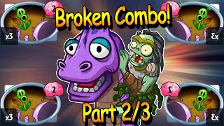 Part 2 This Combo Is TOTALLY BROKEN ♦ PvZ Heroes [upl. by Koffman]