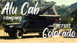 Camping in an Alu Cab Canopy Camper Colorado Mountains Expedition [upl. by Ayital]