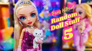 Random Doll Stuff 5 Rainbow High  Paris Hilton  Hair Dye  Mini Fashion [upl. by Niawtna]