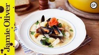 Irish Seafood Chowder  Donal Skehan [upl. by Eissirk]