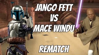 Jango Fett vs Mace Windu rematch [upl. by Yzmar701]