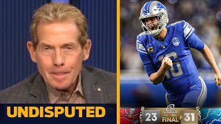 UNDISPUTED  quotDan Campbell is a really special coachquot  Skip reacts to Lions beat Lions 3123 [upl. by Ocnarfnaig]