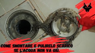 Come smontare e pulire lo scarico della doccia [upl. by Sabra976]