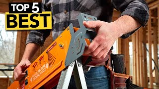 ✅ TOP 5 Best Folding Sawhorse  2023 Buyers Guide [upl. by Hattie]