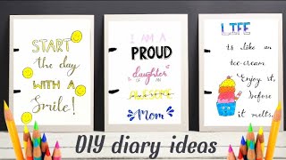 Diary ideas  Part 3  RM craft ideas  Tutorial [upl. by Alodie]