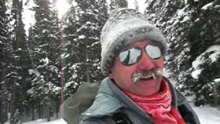 Skiing down the Butler Gulch trail near Berthoud Pass Colorado [upl. by Schertz]