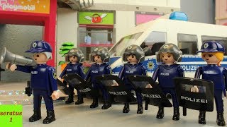 Die Motorradbande Playmobil Film Bundespolizei Einsatz Stop Motion seratus1 [upl. by Hayden]