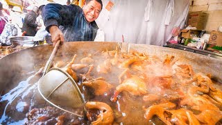 Extreme Chinese Street Food  JACUZZI CHICKEN and Market Tour in Kunming  Yunnan China Day 4 [upl. by Nirtak559]