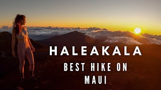 The Best Hike on Maui Haleakala Sunrise  Sliding Sands Trail  How to Get A Sunrise Permit [upl. by Orvas]