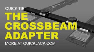 More QuickJack Accessories The Crossbeam Adapter [upl. by Anor]