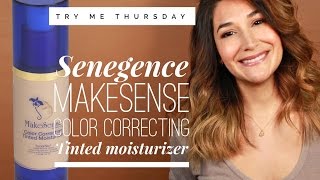 Senegence MakeSense Tinted Moisturizer Demo [upl. by Atlee]