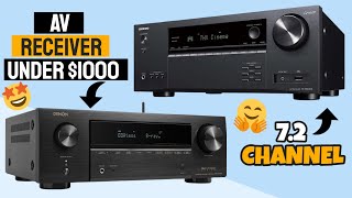 Best AV Receiver Under 1000 Dollar In November 2022  Budget 72 Channel AV Receivers Top 5 [upl. by Newfeld]